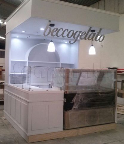 Isla para venta de helado