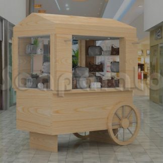 Carreta para centro comercial