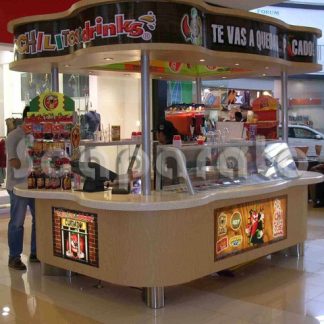 Kiosco para venta de alimentos