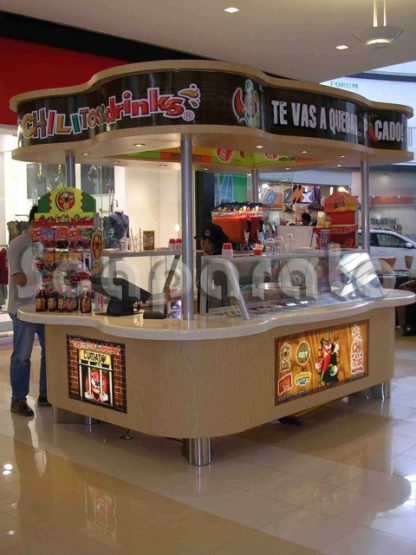 Kiosco para venta de alimentos