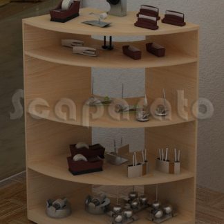 Exhibidor semicircular