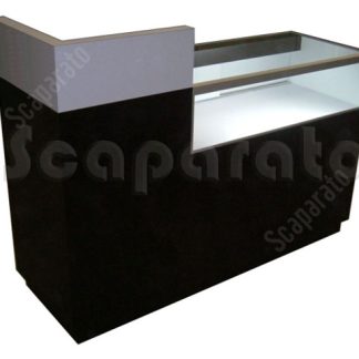 Caja de cobro con vitrina