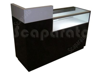 Caja de cobro con vitrina