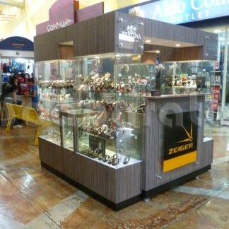 Kiosco para venta de relojes