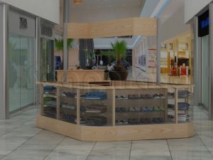 Negocios en islas de centros comerciales