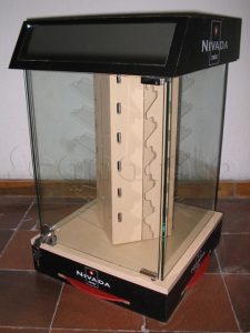 Vitrina de mesa para gafas