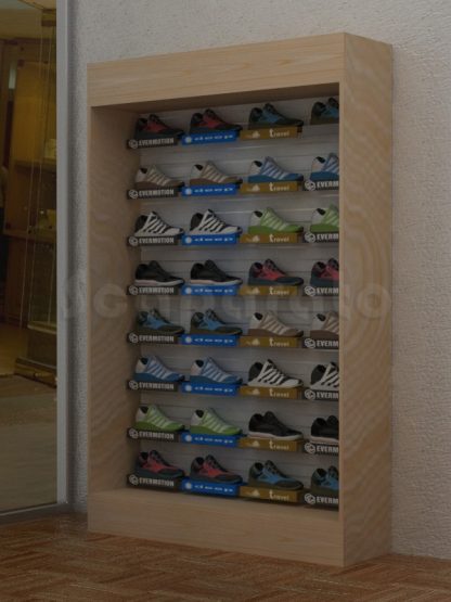 Displays de panel ranurado