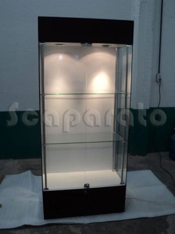 Vitrinas de madera de torre, de pared, de esquina resistentes.