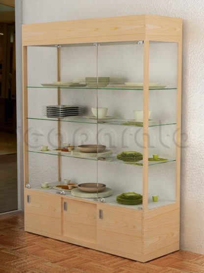 vitrina con cajones