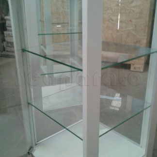 Vitrinas de madera y vidrio modernas