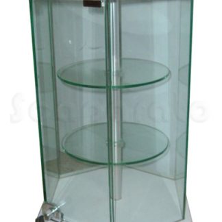 Vitrina de Mesa Hexagonal