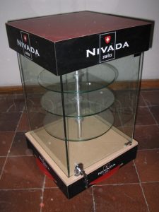 Vitrina de mesa para carteras