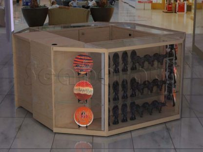 Showcases kiosk