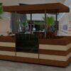 Kiosco para venta de alimentos
