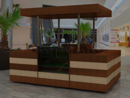 Kiosco para venta de alimentos