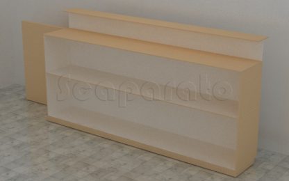 Mostrador con puerta