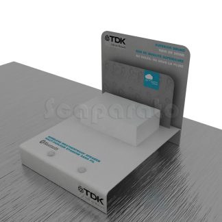 Exhibidor de mesa doble