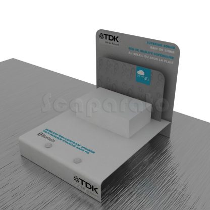 Exhibidor de mesa doble