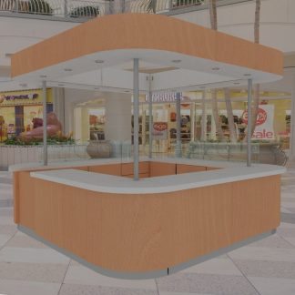 Isla para venta de alimentos