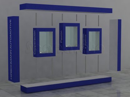2 faces central display