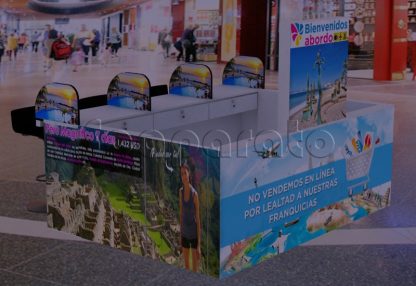 isla de atención al cliente