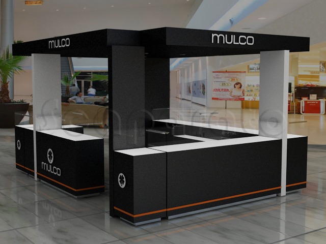 display cases kiosks