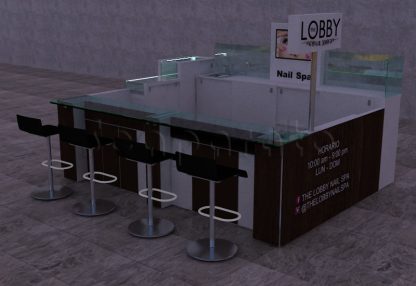 kiosko comercial de nail spa