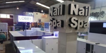 nail spa shopping center kiosk