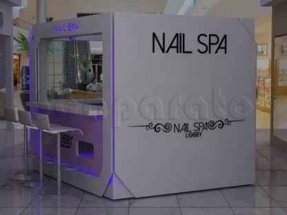 the lobby nail spa kiosk