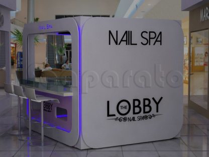 nail spa retail kiosk