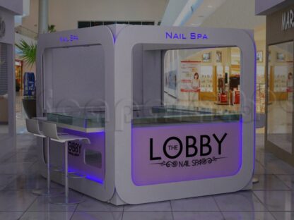 kiosco comercial para manicure