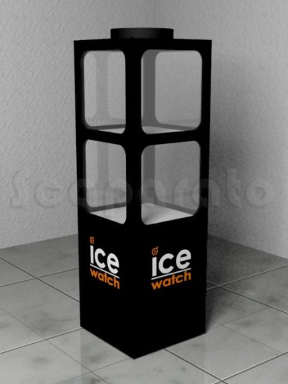 Vitrina de torre dos pisos