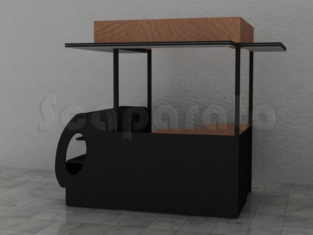 kiosco para venta de alimentos
