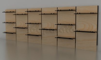 exhibidor modular de repisas