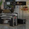 commercial showcases kiosk