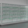 Vitrina de cristal de pared