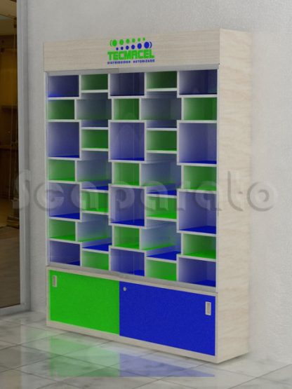 retail wall showcase