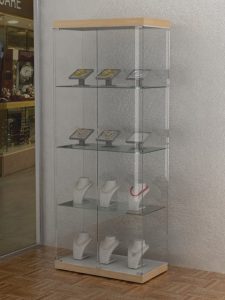 vitrinas de torre comerciales