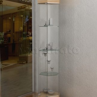 Vitrina de torre con luz