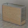 Aluminum counter display cases