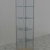 Aluminum tower display case
