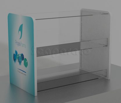 Counter table acrylic display