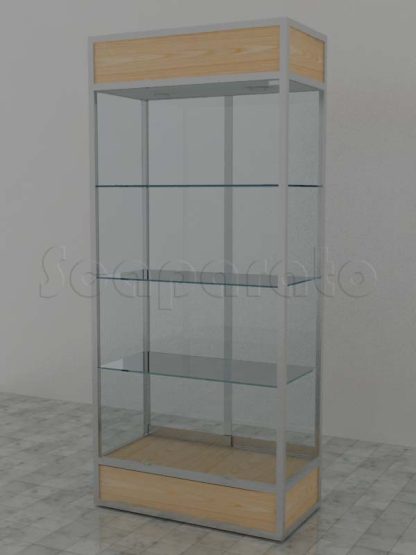 High tower aluminum showcase