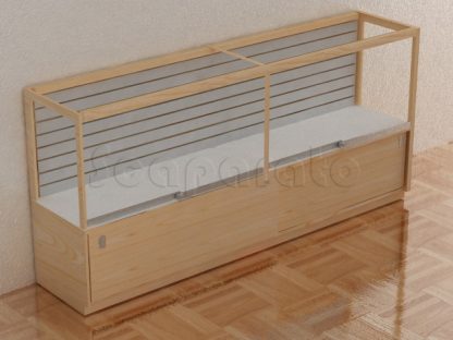 Slatwall display showcase