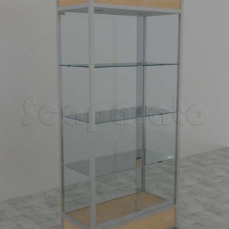 Vitrina alta de aluminio