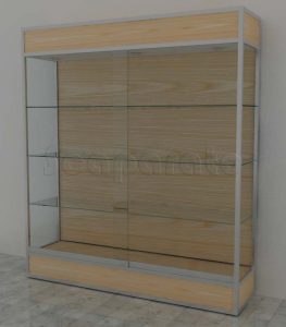 Vitrinas de aluminio de pared