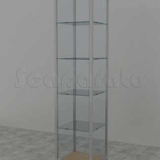 Vitrina de torre de aluminio