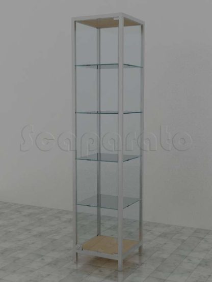 Vitrina de torre de aluminio