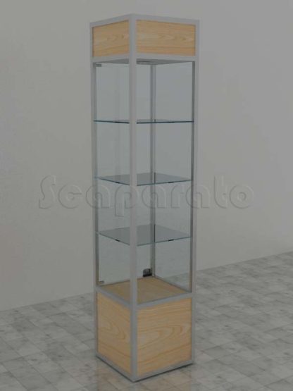 Vitrinas de torre de aluminio