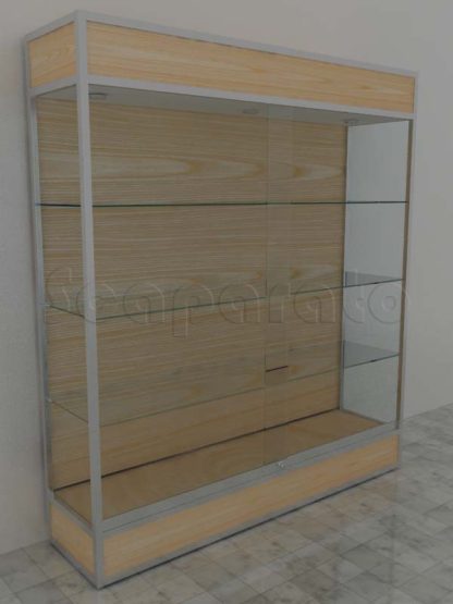 Wall aluminum showcase